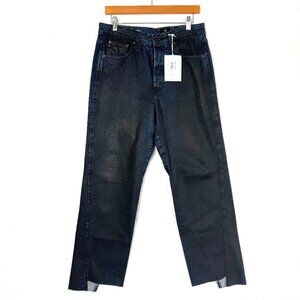 AG Adriano Goldschmied Twisted Alexxis High Rise Crop Jeans Womens 29 R Blue